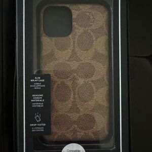 Coach iPhone 11 Pro case Tan
